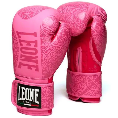 LEONE 1947, Maori Boxing Gloves, Unisex Adult, Pink, 10 OZ