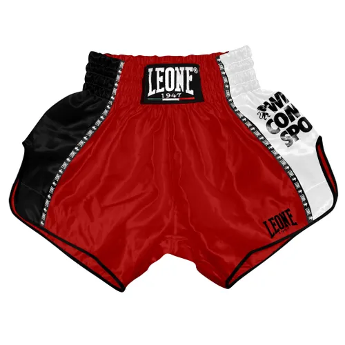 LEONE 1947, Training Shorts Kick-thai, Unisex Adult, Red,