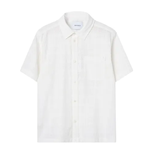 Les Deux , Short Sleeve Shirts ,White male, Sizes: