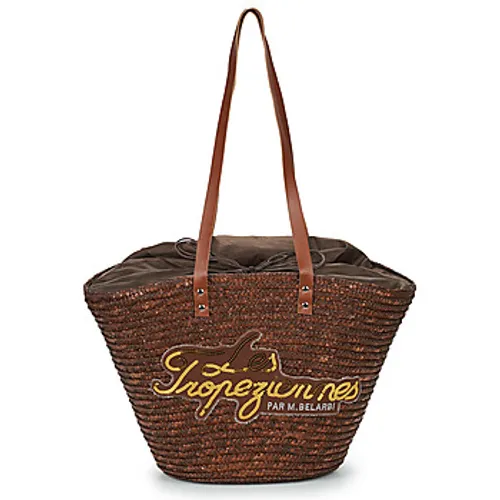 Les Tropéziennes par M Belarbi  MILOS  women's Shopper bag in Brown