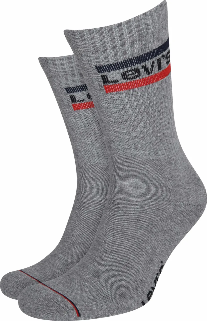 Levi's 2-Pack Sportswear Socks Grey White