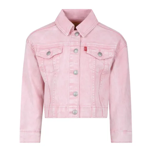 Levi's , 24Smlk3Ek106 AGX Denim Jacket ,Pink unisex, Sizes: