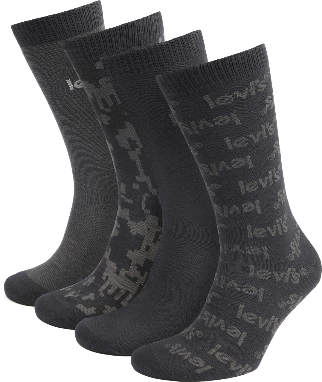 Levi's 4-Pair Gift Box Socks Black
