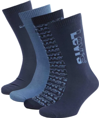 Levi's 4-Pair Gift Box Socks Dark Blue Blue
