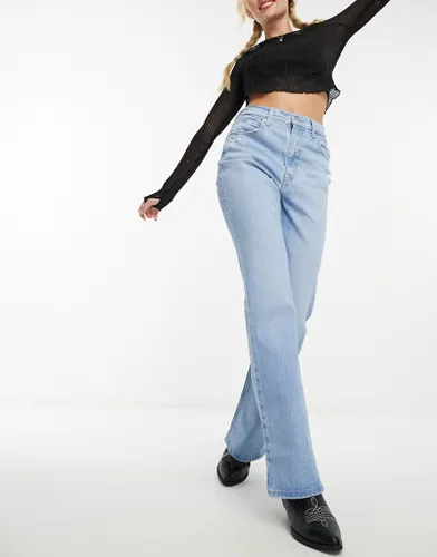 Levi's 70s high rise flare jeans in light blue