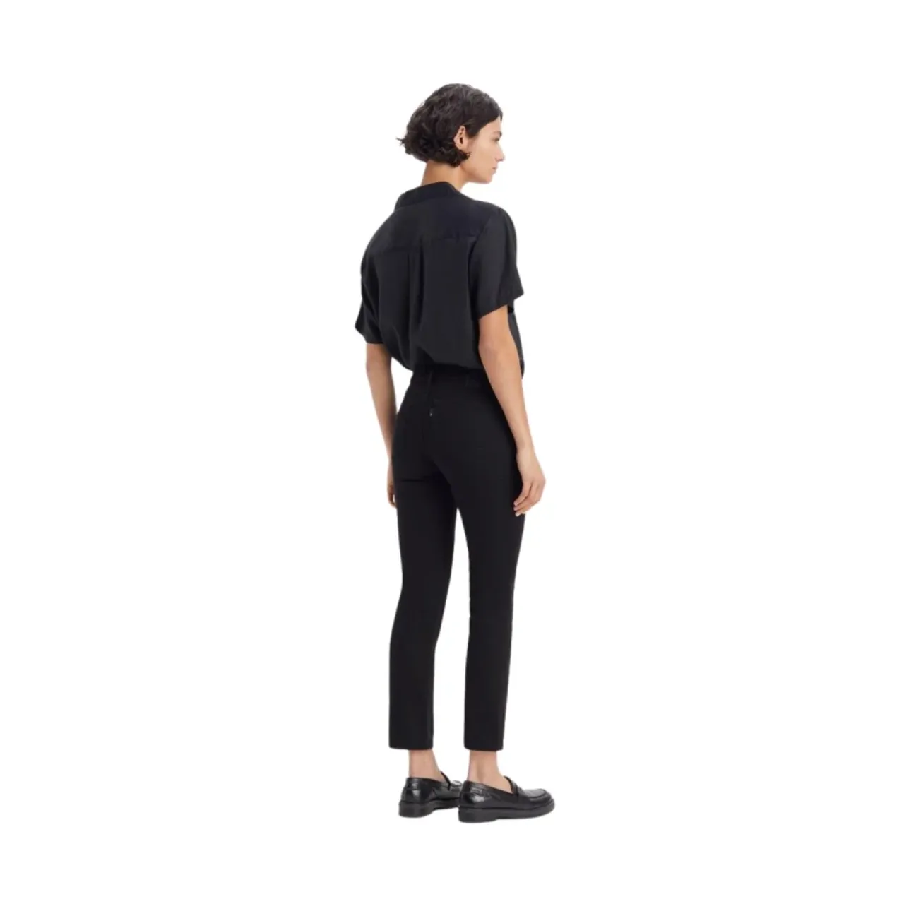 Levi's , 712 Slim Welt Pocket Night is Black Jeans ,Black female, Sizes: