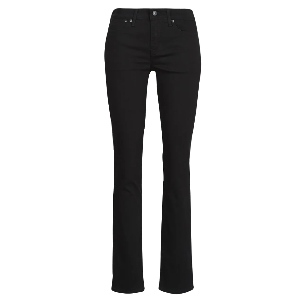 Levis  712 SLIM WELT POCKET  women's Skinny Jeans in Black