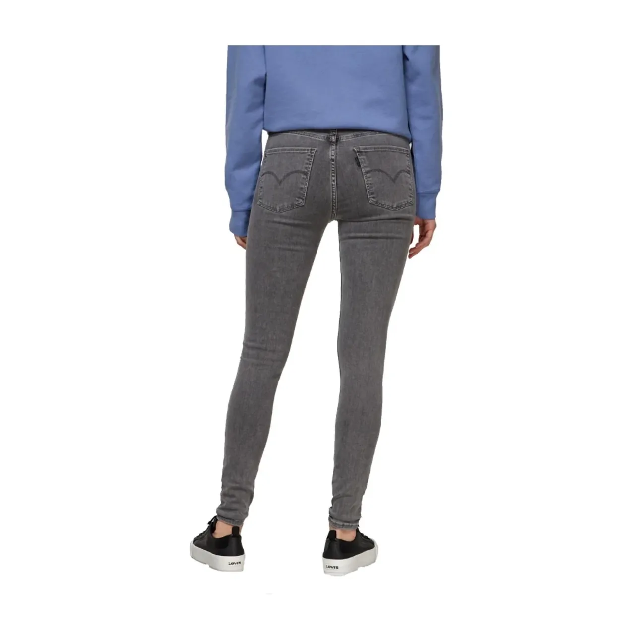 Levi's , 720 High-Rise Super Skinny pants ,Gray female, Sizes: