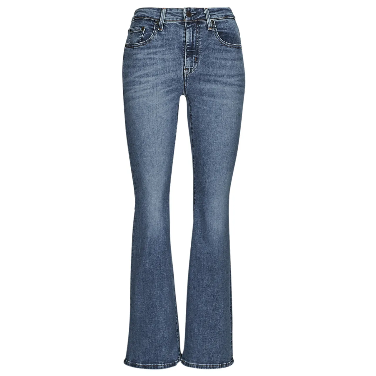 Levis  726 HR FLARE  women's Flare / wide jeans in Blue