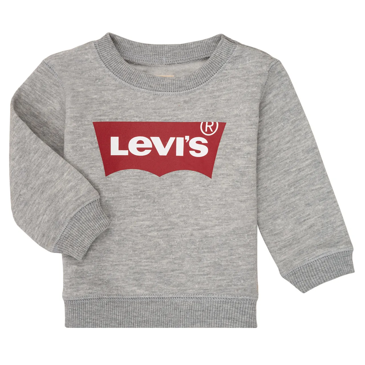 Levis  BATWING CREW  boys's Children's sweatshirt in Grey