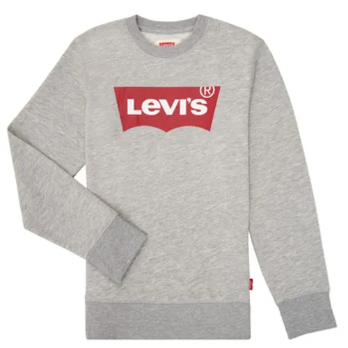 Levis  BATWING CREWNECK  boys's Children's sweatshirt in Grey