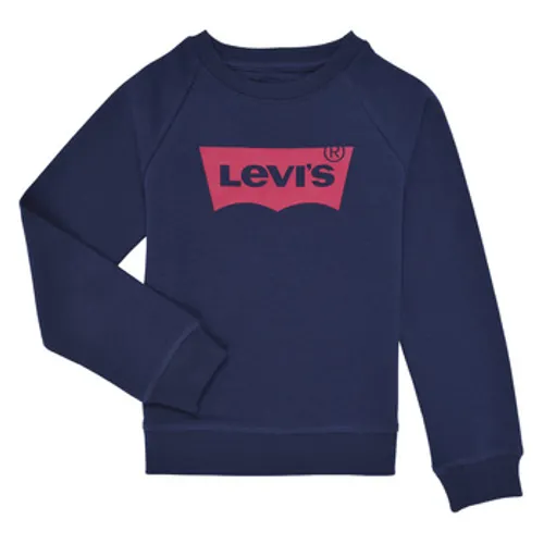 Levis  BATWING CREWNECK SWEATSHIRT  girls's Children's Sweatshirt in Marine