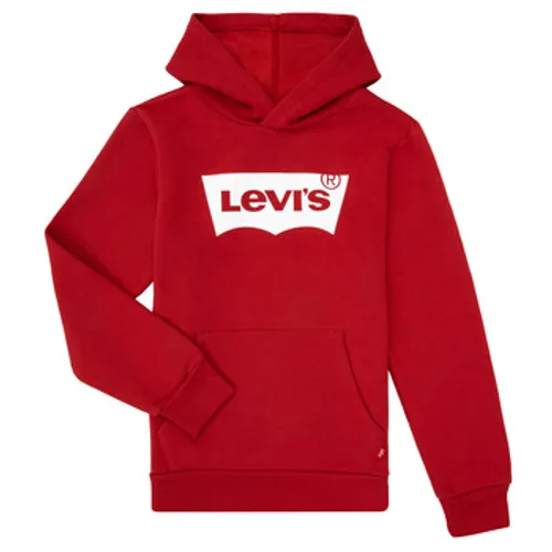 Levis  BATWING SCREENPRINT HOODIE  boys's Children's sweatshirt in Red