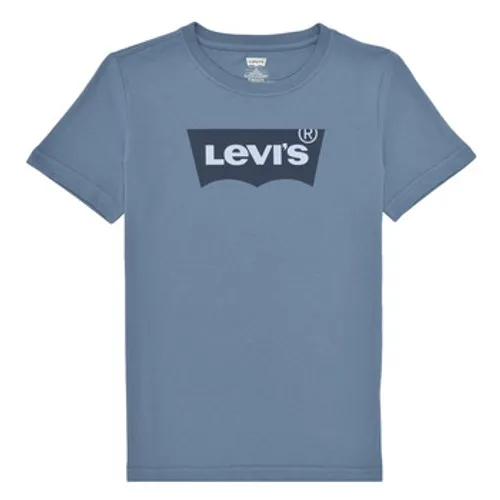 Levis  BATWING TEE  boys's Children's T shirt in Blue