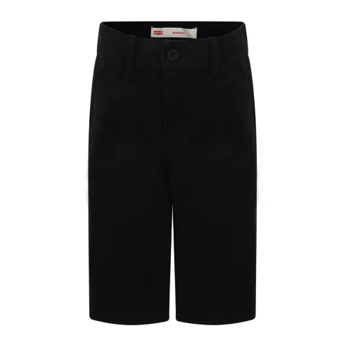 Levi's , Black Casual Shorts with Logo Patch ,Black unisex, Sizes: