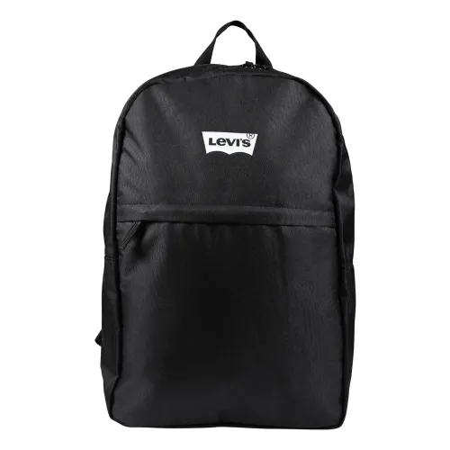 Levi's , Black Polyester Backpack with Logo ,Black unisex, Sizes: ONE SIZE