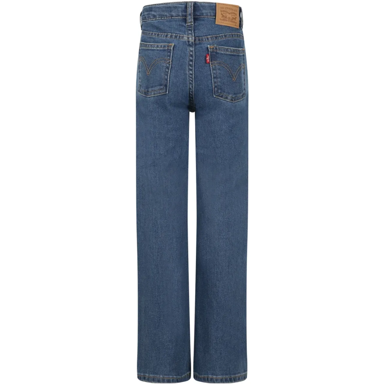 Levi's , Blue Denim Jeans with Logo Patch ,Blue unisex, Sizes: