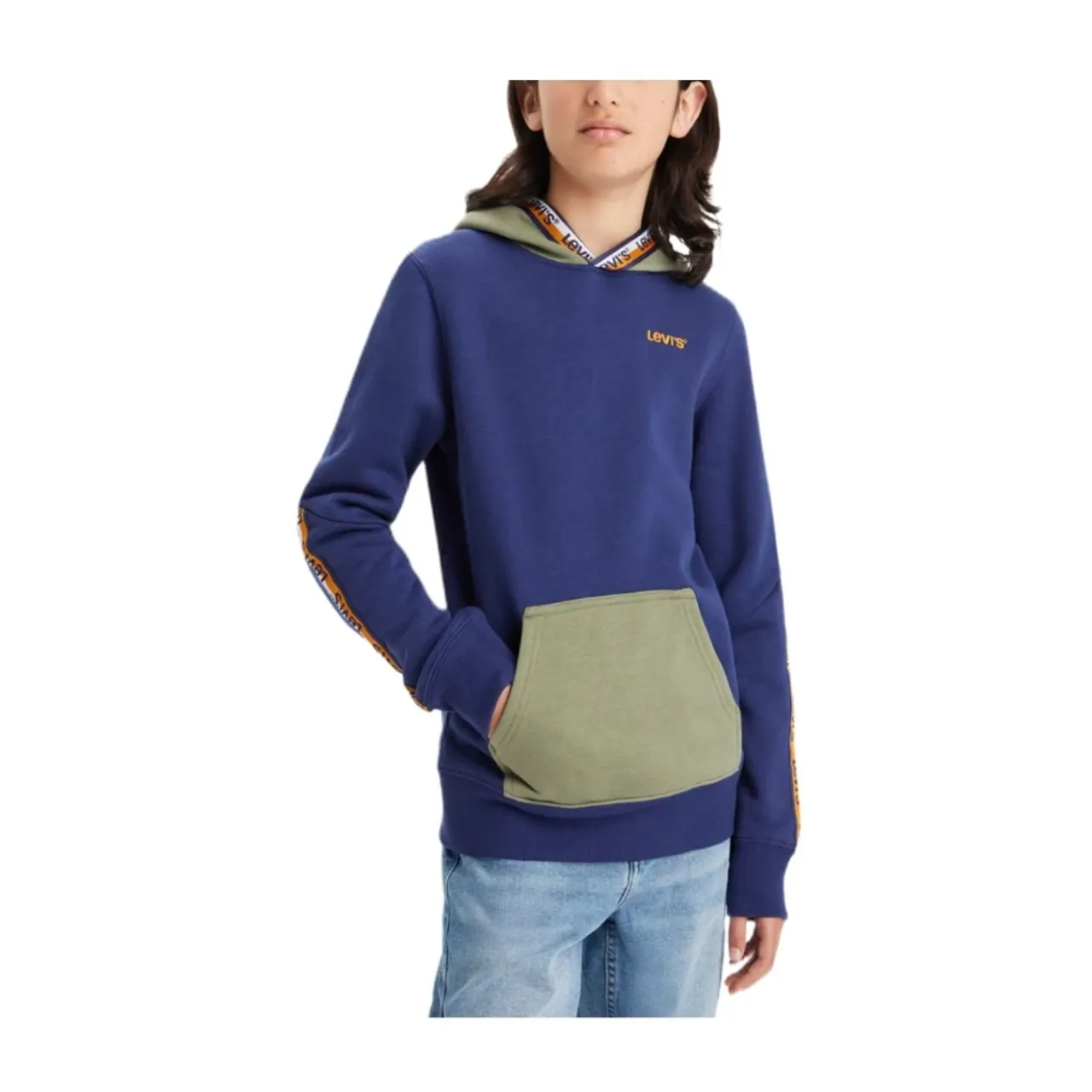 Levi's , Blue Levi Sweatshirt ,Multicolor female, Sizes: