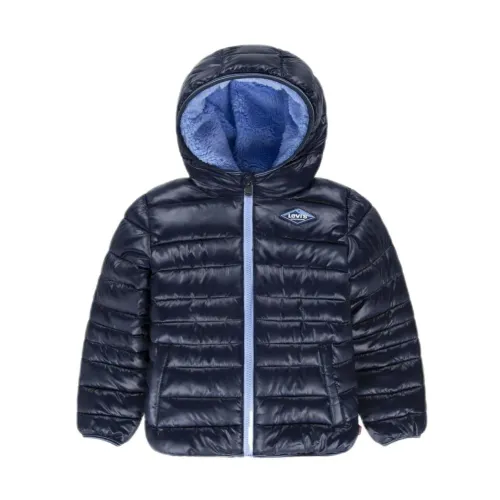 Levi's , Blue Sherpa Lined Jacket for Babies ,Blue male, Sizes: