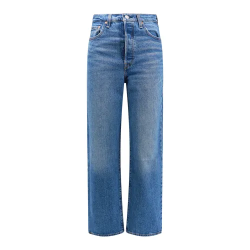 Levi's , Blue Super High Rise Jeans ,Blue female, Sizes: