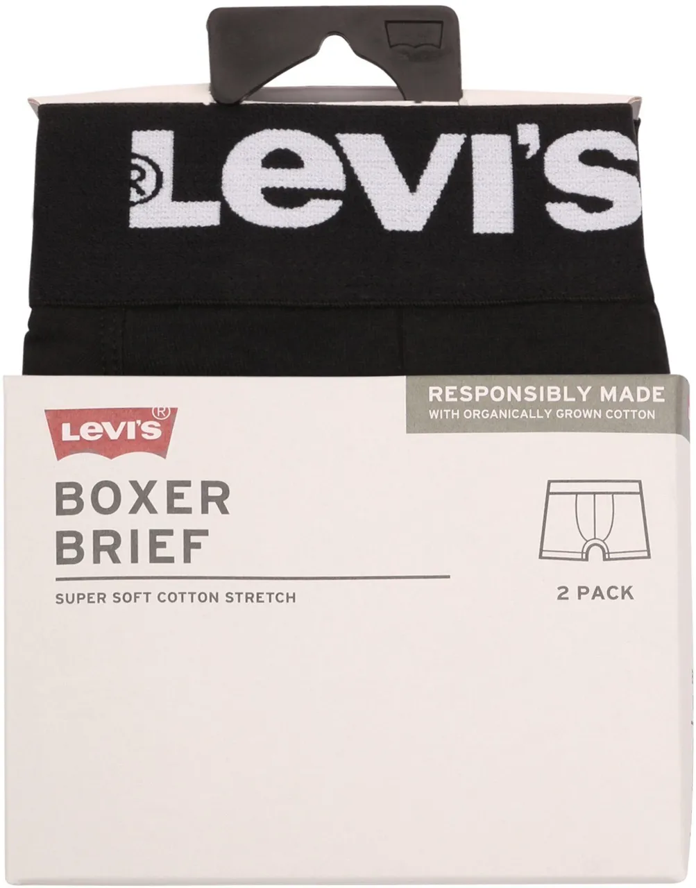 Levi's Brief Boxershorts 2-Pack Black