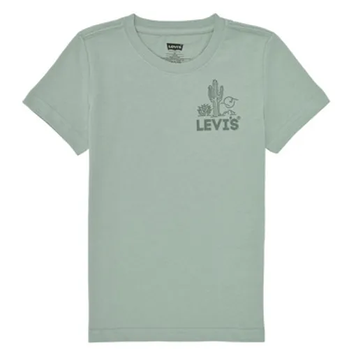 Levis  CACTI CLUB TEE  boys's Children's T shirt in Blue