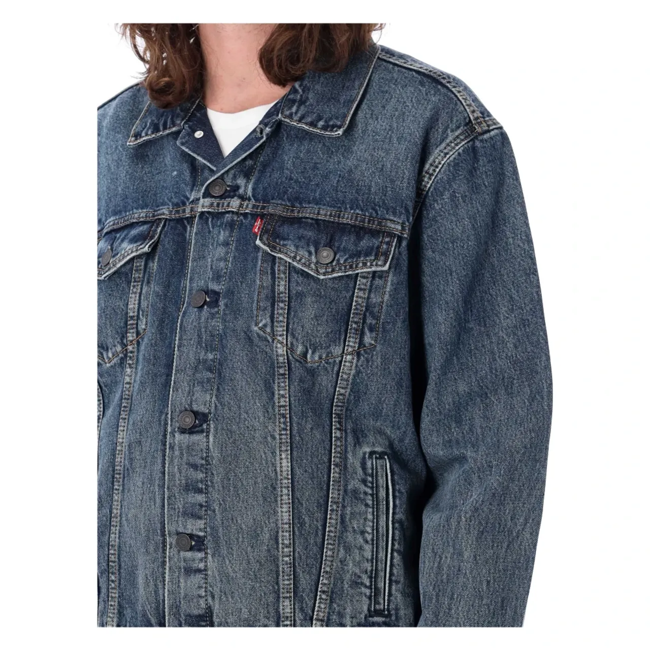 Levi's , Classic Trucker Jacket ,Blue male, Sizes: