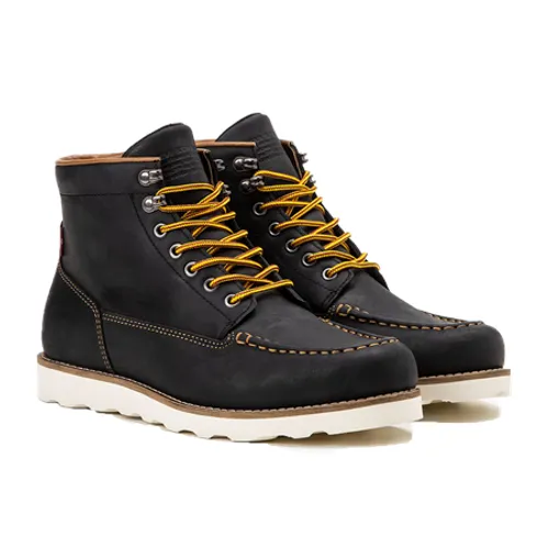 Levi's® Darrow Moccasin Boots - Regular Black - UK 10.5 (EU 45)