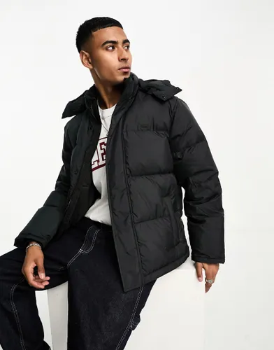 Levi's Down Puffer jacket in black with hood
