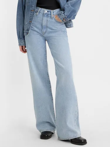Levi's Far And Wide - Blue Ribcage Wide Leg Jeans