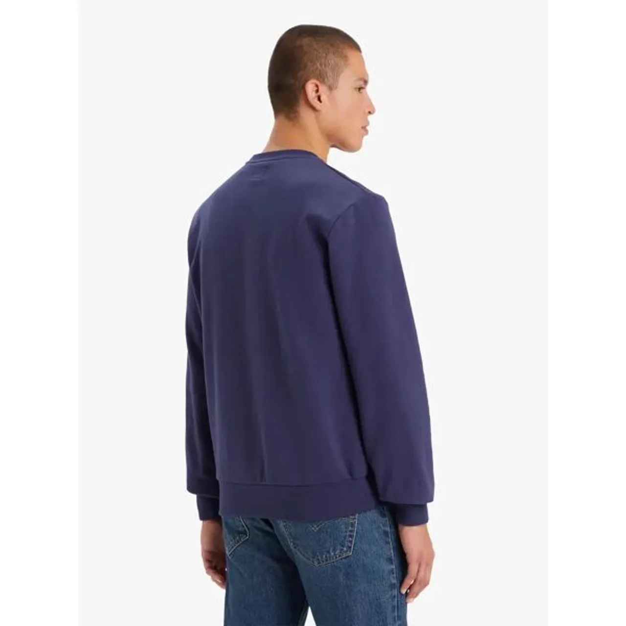 Levi's Fit Graphic Jumper, Navy - Navy - Male