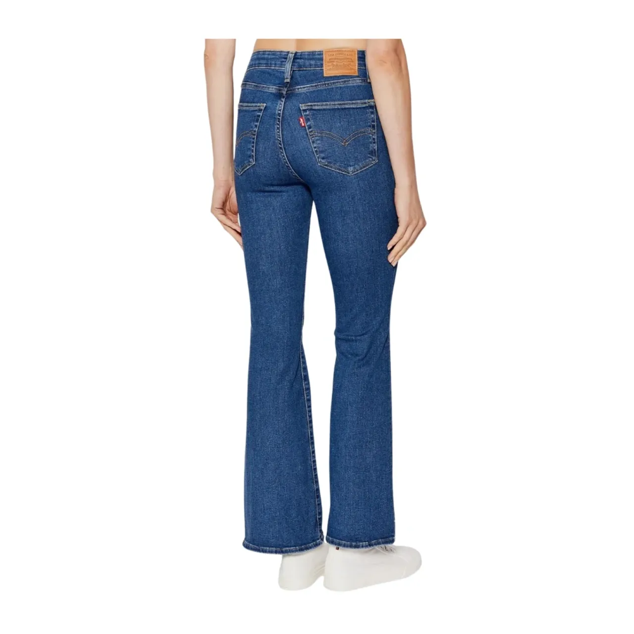 Levi's , Flare Jeans in Medium Indigo Worn Style ,Blue female, Sizes: