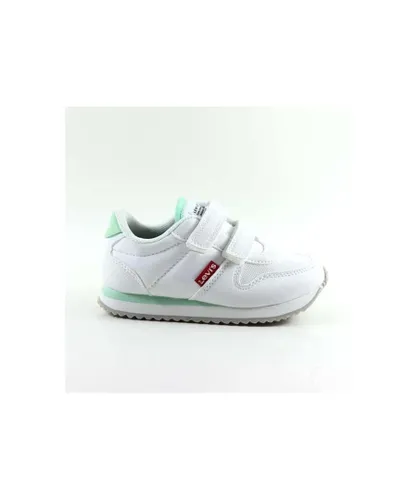 Levi's Girls Girl's Levis Alex Runner Trainers in White Green