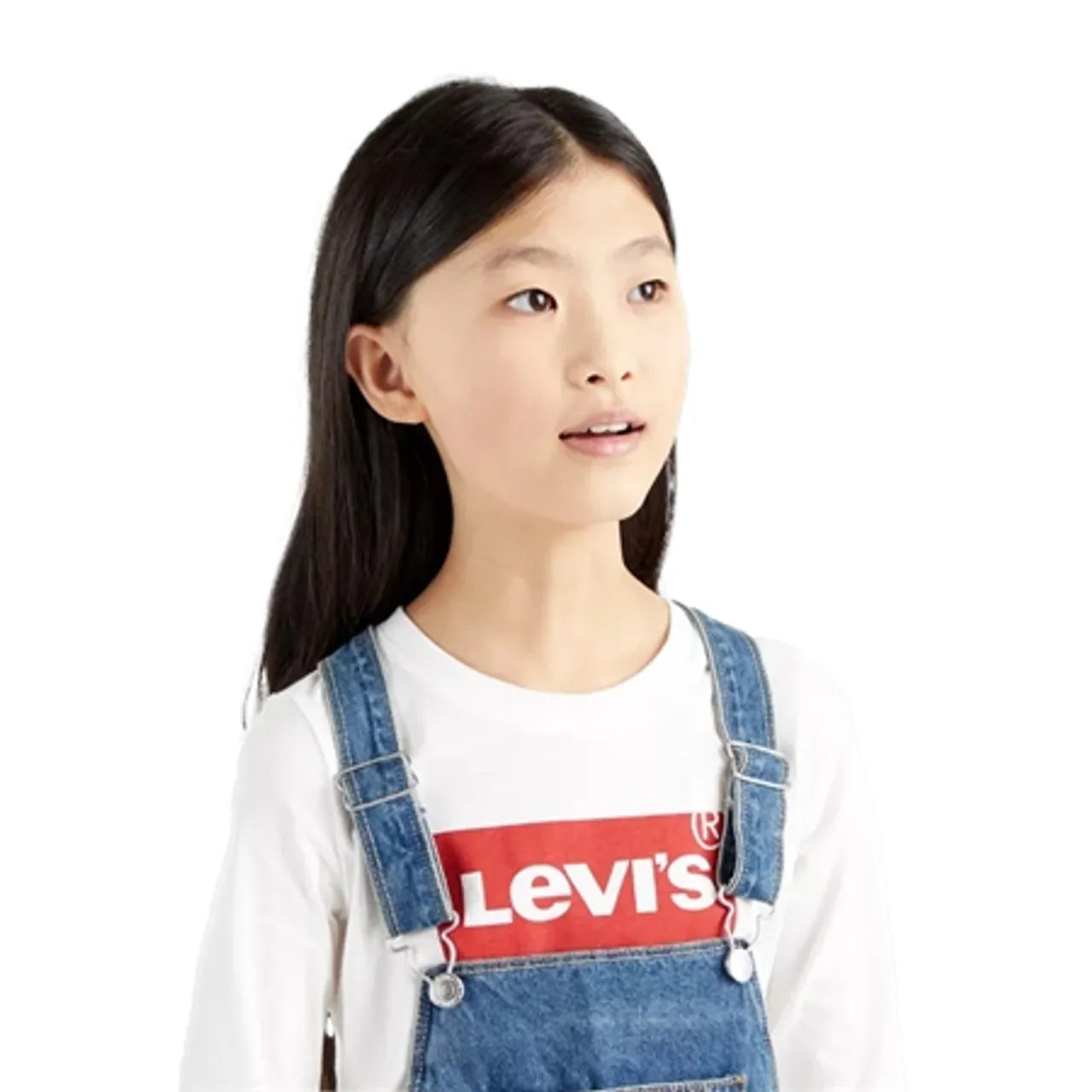 Levi's® Girls Railroad Dungarees Shorts - Low Down