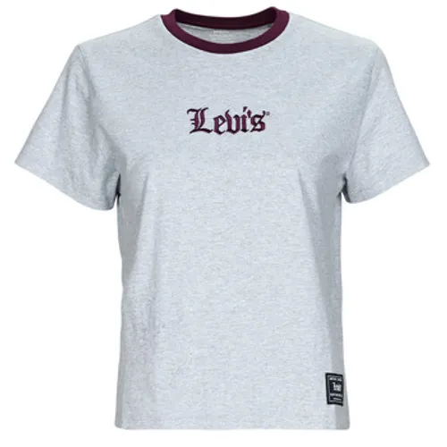 Levis  GRAPHIC CLASSIC TEE  women's T shirt in Grey