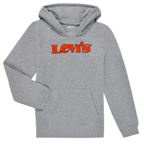 Levis  GRAPHIC PULLOVER HOODIE  boys's Children's sweatshirt in Grey