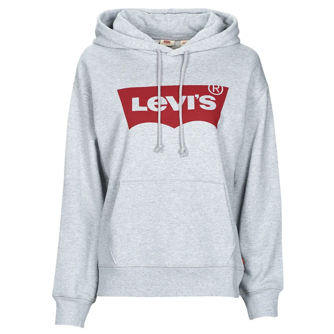 Levis  GRAPHIC STANDARD HOODIE  women's Sweatshirt in Grey