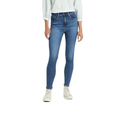 Levi's , High Rise Skinny Blue Wave Jeans ,Blue female, Sizes:
