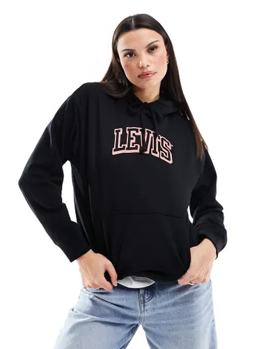 Levi's hoodie with small sport logo in black