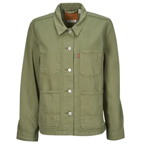 Levis  ICONIC CHORE COAT  women's Denim jacket in Green