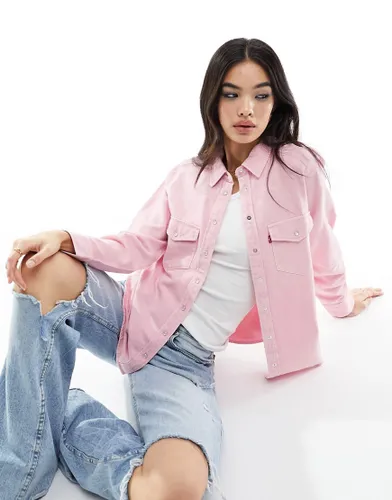 Levi's Iconic Western shirt in pink with pockets