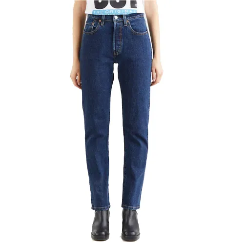 Levi's , Jeans 501 Crop ,Blue female, Sizes: