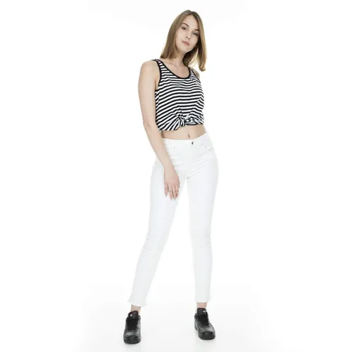 Levi's Jeans Women's 721 High Rise Skinny Western White