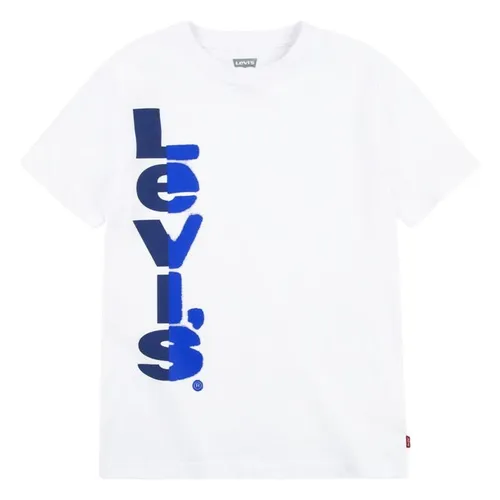 Levis Junior Boys Graphic Short Sleeve T-Shirt - White