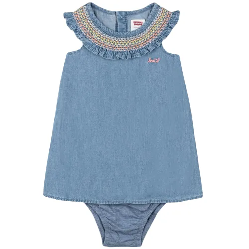 Levi'S Kids Lvg Smocked Collar Dress Baby Girls