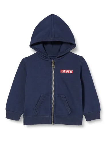 Levi's Kids Lvn boxtab full zip hoodie Baby Boys Dress Blues