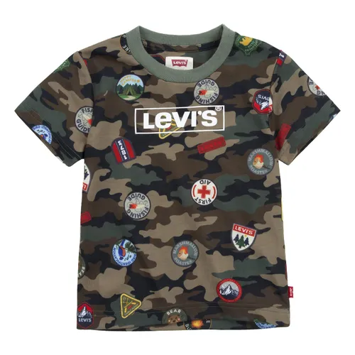 Levi's Kids Short Sleeve Scout Bagde t Baby Boys