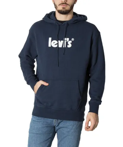 Levi's Levi Strauss & Co Blue Mens Hoodie Cotton