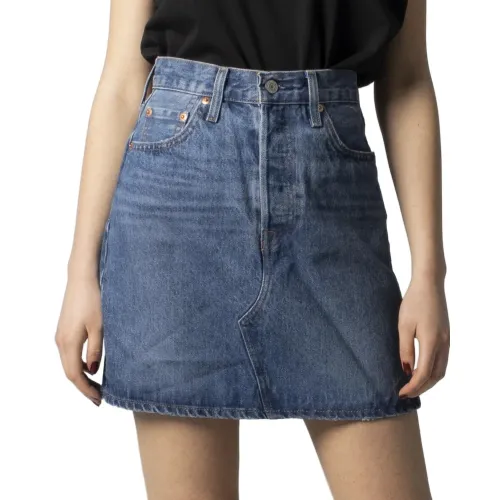 Levi's , Levis Denim Skirt ,Blue female, Sizes: