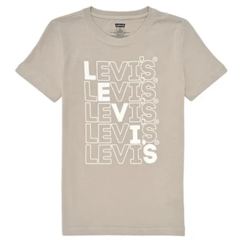 Levis  LEVI'S LOUD TEE  boys's Children's T shirt in Beige